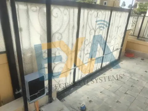 تركيب موتور سحاب منزلق من مشروعات شركة اكسا